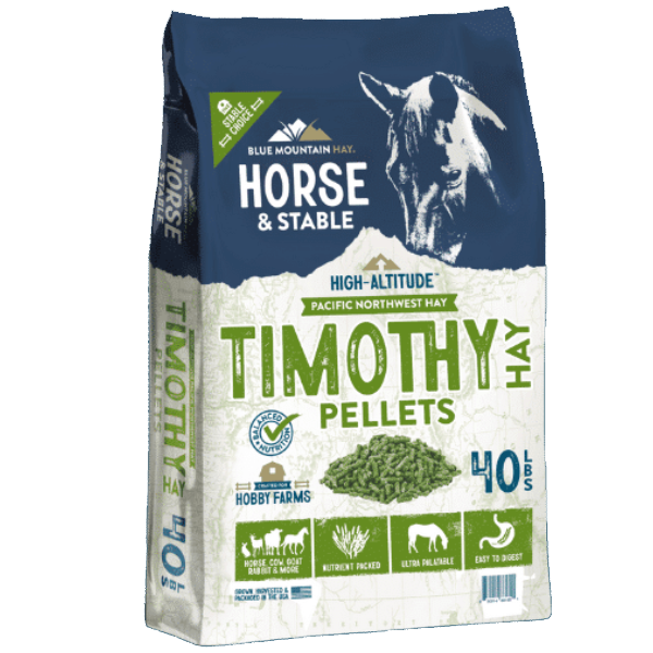 Blue Mountain Hay Timothy Grass Pellets 40lb