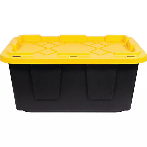 Durabilt 15 Gal. Black/Yellow Tote