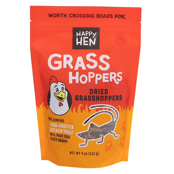 Happy Hens Grass Hoppers - 4oz.