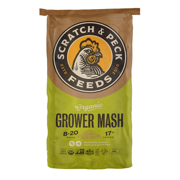 Scratch & Peck Organic Starter Mash - 40lbs