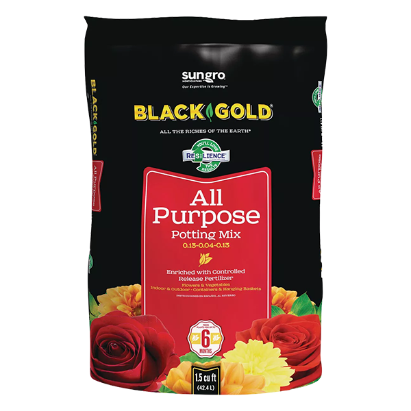 Black Gold All Purpose Potting Mix&nbsp;&nbsp;1.5 cu. ft.