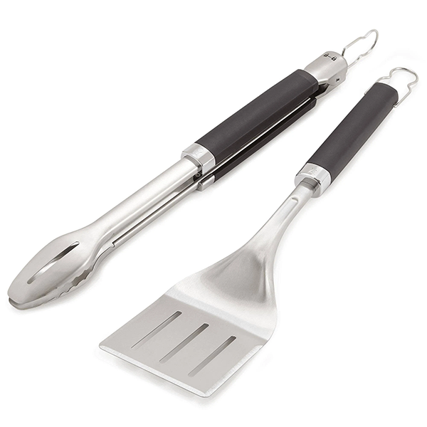 Weber Precision Grill Tongs & Spatula Set