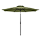 Outdoor Expressions 9 Ft. Aluminum Tilt/Crank Heather Green Patio Umbrella