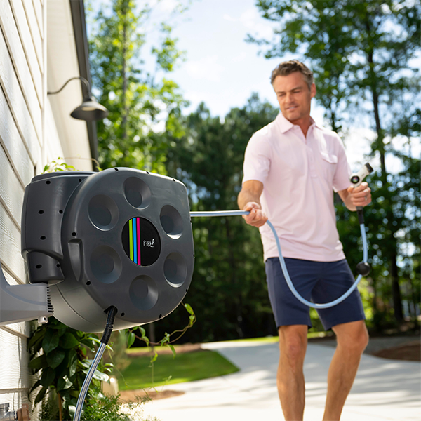 FITT Spreel Automatic Hose Reel with 100\' Hose