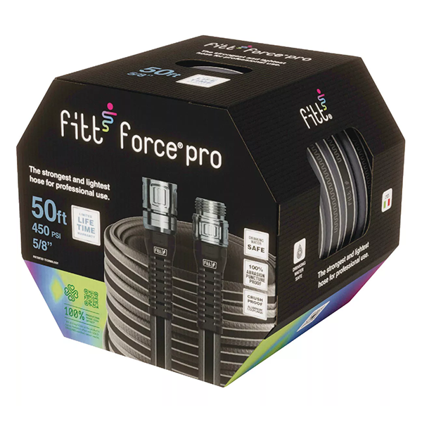 Fitt Force PRO 5/8 In. Dia. X 50 Ft. Commercial Grade Garden Hose