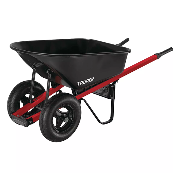 Truper 6 Cu. Ft. Steel 2-Wheel Wheelbarrow
