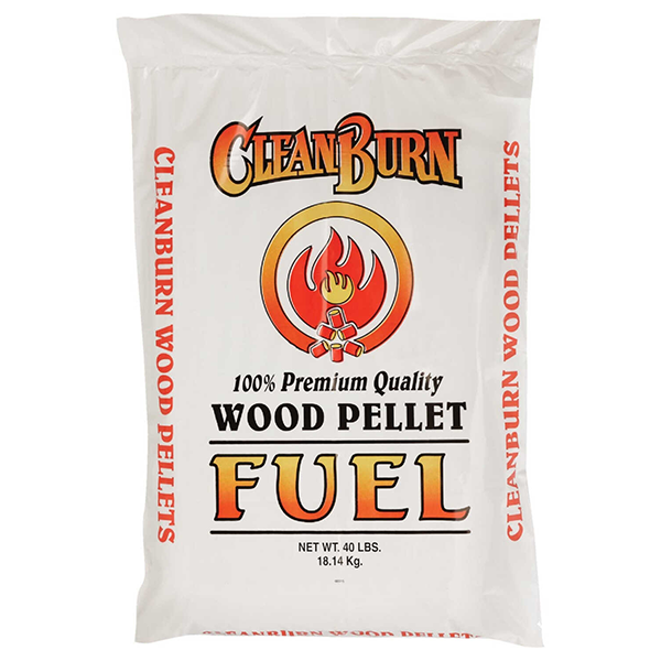 CLEANBURN Wood Pellets - 40LB