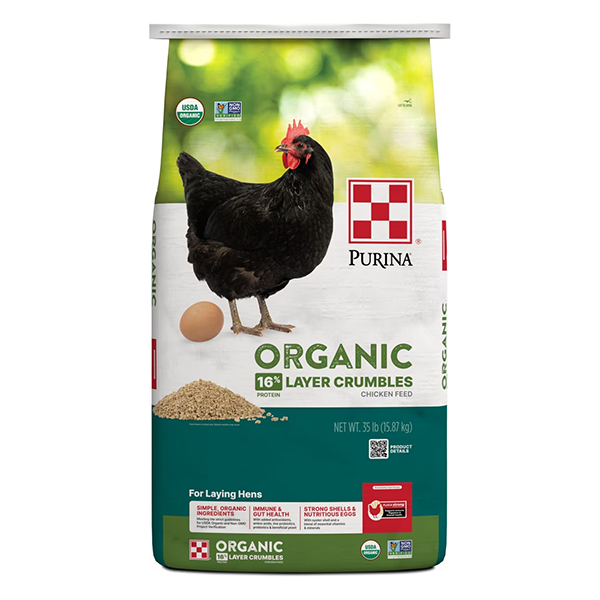 Purina&reg; Organic Layer Crumbles - 35lb