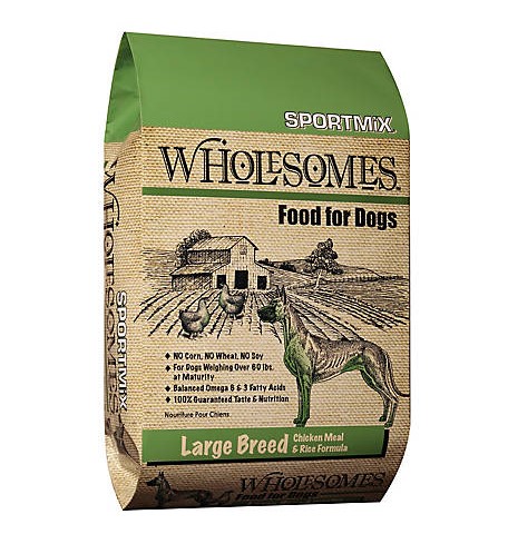 Wholesomes� Large Breed Chicken Meal & Rice Formula Dog Food 40lb