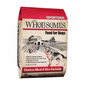 Wholesomes Chicken Meal & Rice Formula Dog Food 40 lb