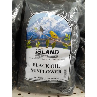 BIRD SEED 4# BLACK SUNFLOWER